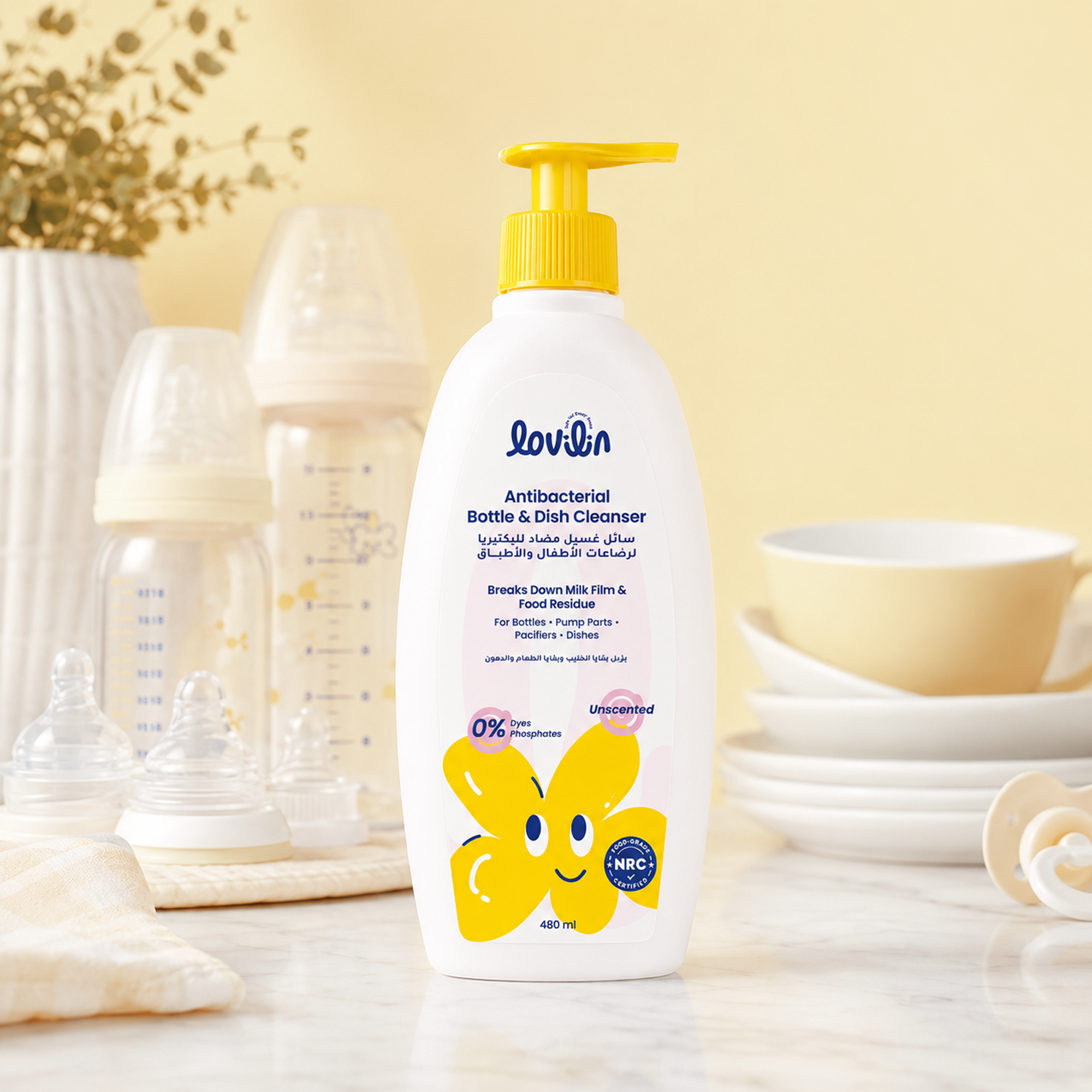 Antibacterial Bottle & Dish Cleanser