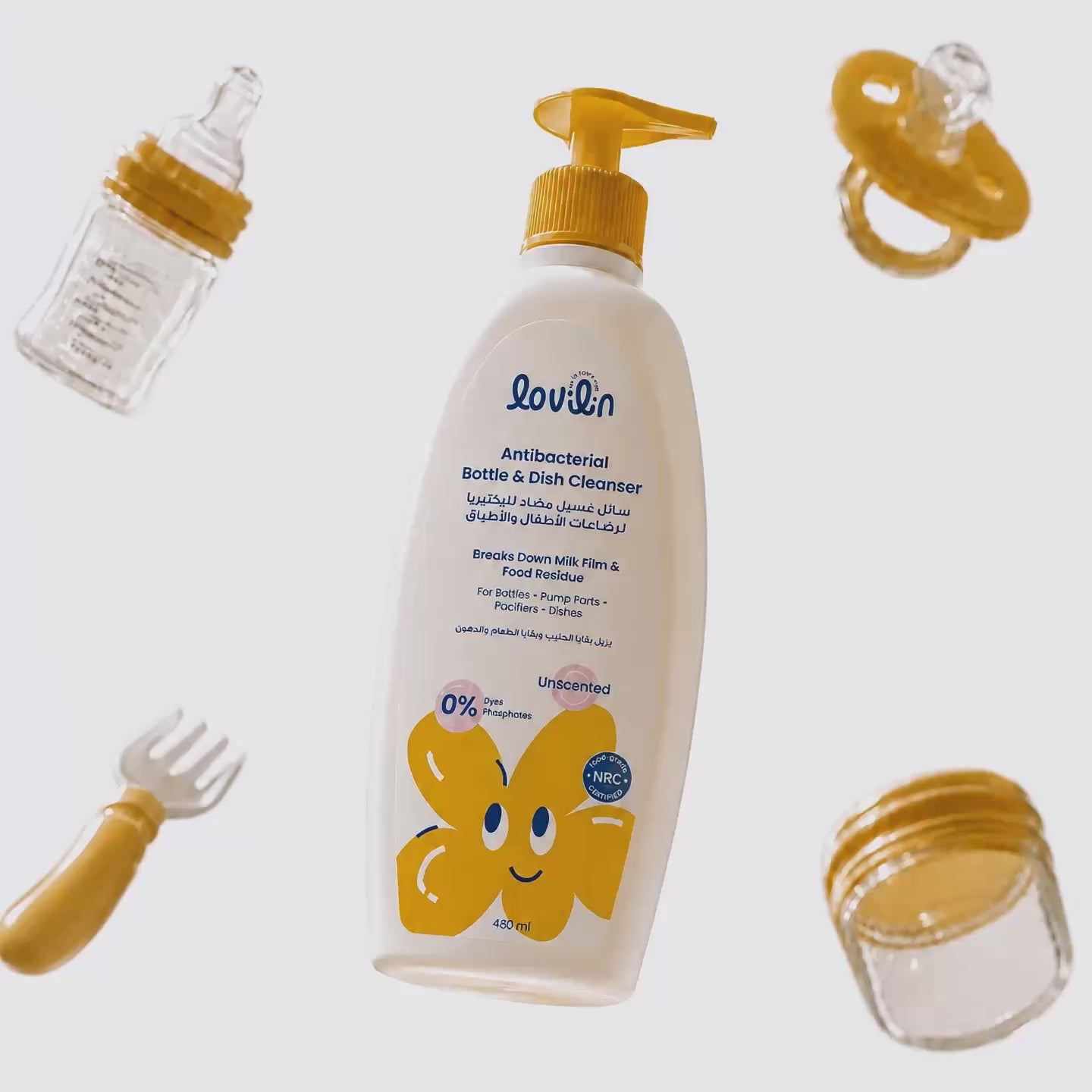 Antibacterial Bottle & Dish Cleanser